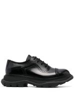 Alexander McQueen richelieus Hybrid en cuir - Noir