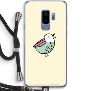 Birdy: Samsung Galaxy S9 Plus Transparant Hoesje met koord