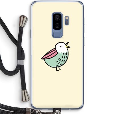 Birdy: Samsung Galaxy S9 Plus Transparant Hoesje met koord