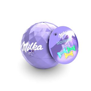 Displaybox Milka - 36 geschenkballen - mix van Milka Moments chocolade
