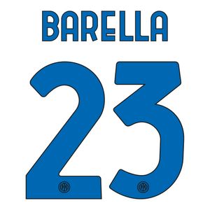 Barella 23 (Officiële Inter Milan Away Bedrukking 2023-2024)