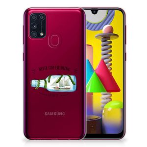 Samsung Galaxy M31 Telefoonhoesje met Naam Boho Bottle