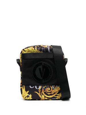 Versace Jeans Couture saccoche à imprimé Barroco - Noir
