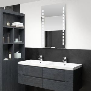VidaXL Badkamerspiegel led 60x100 cm