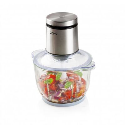 Domo DO9244MC keukenmachine 400 W 1,4 l Roestvrijstaal, Transparant