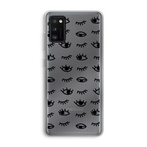 Eye pattern #2: Samsung Galaxy A41 Transparant Hoesje