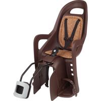 Polisport achterzitje groovy frame bev. donker bruin eco
