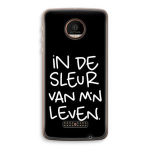 De Sleur: Motorola Moto Z Force Transparant Hoesje