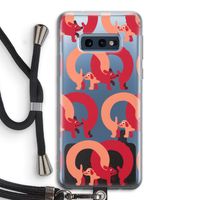 Dogs: Samsung Galaxy S10e Transparant Hoesje met koord