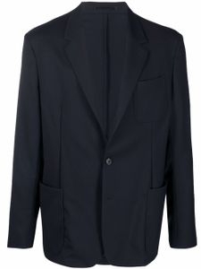 Paul Smith blazer en laine à simple boutonnage - Bleu