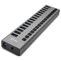 i-tec Charging Hub U3CHARGEHUB16 USB-hub 16 poorten USB-A USB 3.0 5 GBit/s Grijs