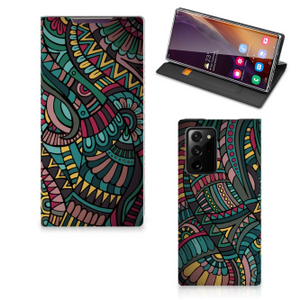 Samsung Galaxy Note 20 Ultra Hoesje met Magneet Aztec