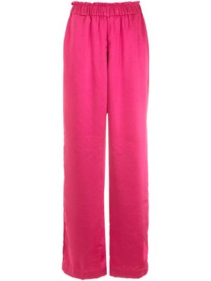 Olympiah pantalon ample à taille élastiquée - Rose
