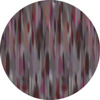 Moooi Carpets - Rond Vloerkleed Akira - Round Japanese Peony Red Wool -