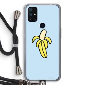 Banana: OnePlus Nord N10 5G Transparant Hoesje met koord