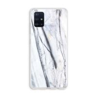 Gestreepte marmer: Galaxy A51 4G Transparant Hoesje