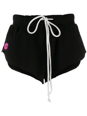 Natasha Zinko short à détail de patch - Noir