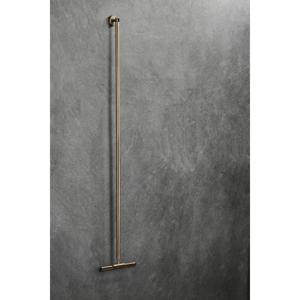 Vloerwisser SaniClear Antique | Incl.Wandbevestiging | Messing | Rond | Verouderd messing