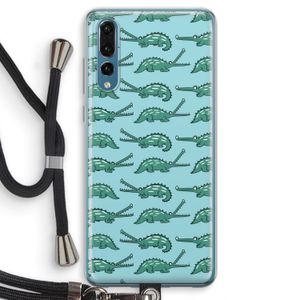 Kroko: Huawei P20 Pro Transparant Hoesje met koord