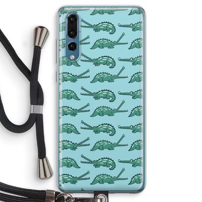 Kroko: Huawei P20 Pro Transparant Hoesje met koord