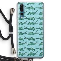 Kroko: Huawei P20 Pro Transparant Hoesje met koord