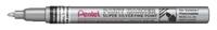 Paintmarker pentel msp10 rond 1.5mm zilver | 12 stuks
