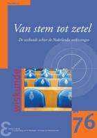 Van stem tot zetel (Paperback)