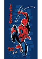 Spiderman handdoek Super hero 70 x 140 cm - katoen - thumbnail