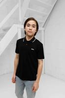 Hugo Boss Polo Kids Zwart - Maat 7/8 jaar - Kleur: Zwart | Soccerfanshop