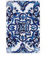 Dolce & Gabbana tapis de bain à tissu en éponge - Blanc