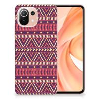 Xiaomi Mi 11 Lite | 11 Lite 5G NE | TPU bumper | Aztec Paars Xiaomi Mi 11 Lite | 11 Lite 5G NE | TPU bumper | Aztec Paars