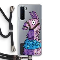 Lama: OnePlus Nord Transparant Hoesje met koord Lama: OnePlus Nord Transparant Hoesje met koord
