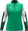 JAKO 8670D Ziptop Dynamic Dames - Groen/Wit/Donkergroen - S (34/36)