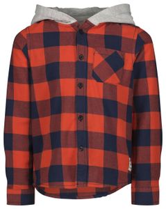 HEMA Kinderoverhemd Met Capuchon Flanel Rood (rood)