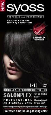 Syoss Color baseline 1-1 black haarverf (1 Set)