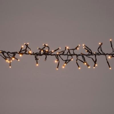 Classic clusterverlichting flash 384 LED / 2.4 meter en 32 LED knipperend met timer - Annas collection