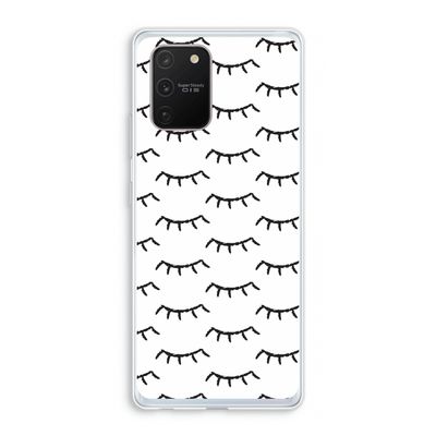Wimpers: Samsung Galaxy S10 Lite Transparant Hoesje