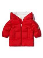 Moncler Enfant doudoune à patch logo - Rouge - thumbnail