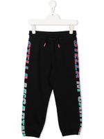 Stella McCartney Kids pantalon de jogging à logo imprimé - Noir