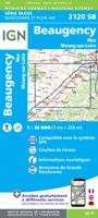 Wandelkaart - Topografische kaart 2120 SB - Serie Bleue Beaugency, Mer, Meung-sur-Loire | IGN - Institut Géographique National