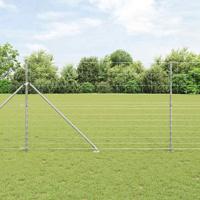 Weidehekwerk Zilver 50 x 1.5 m Gegalvaniseerd staal