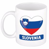 I love Slovenie mok / beker 300 ml   -