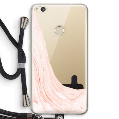 Peach bath: Huawei Ascend P8 Lite (2017) Transparant Hoesje met koord