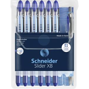 Schneider Schreibgeräte 1 stuk(s) Kugelschreiber Slider Basic XB Rave 6er Etui + Slider Rave XB blau 151277 Balpen N/A