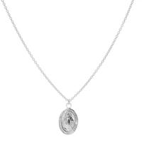 Karma Ketting Coin Maria Zilver Karma Ketting Coin Maria Zilver