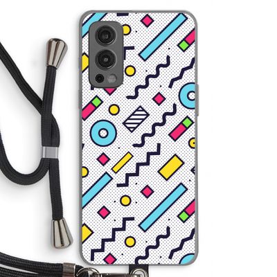 8-bit N°8: OnePlus Nord 2 5G Transparant Hoesje met koord