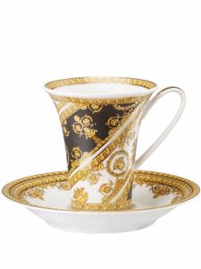 Versace tasse et soucoupe à café I Love Baroque Tall - Blanc