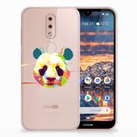 Nokia 4.2 Telefoonhoesje met Naam Panda Color