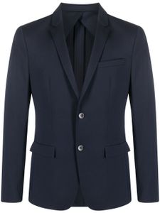 Calvin Klein blazer à simple boutonnage - Bleu