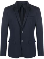 Calvin Klein blazer à simple boutonnage - Bleu